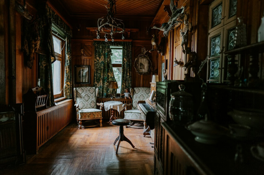old polish house interior