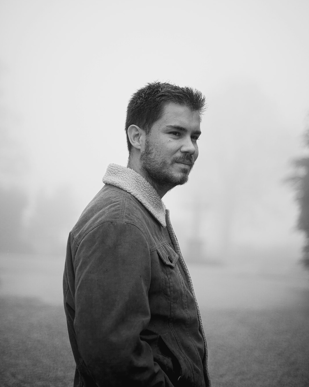 Portrait of a middle-aged man in a casual jacket