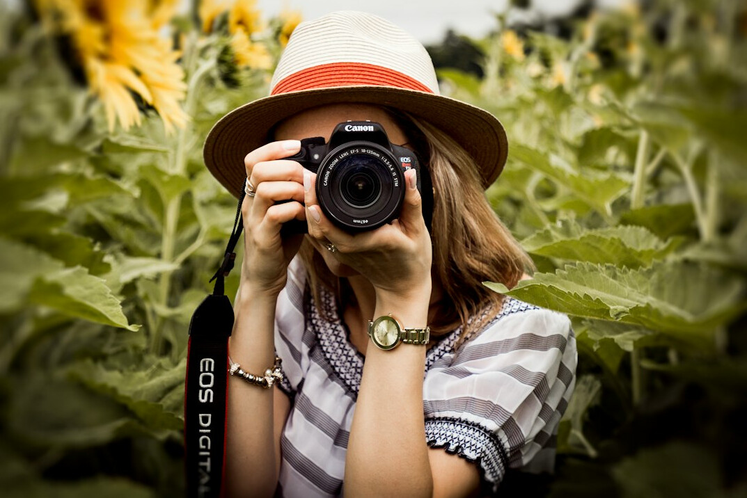 photographer with camera
