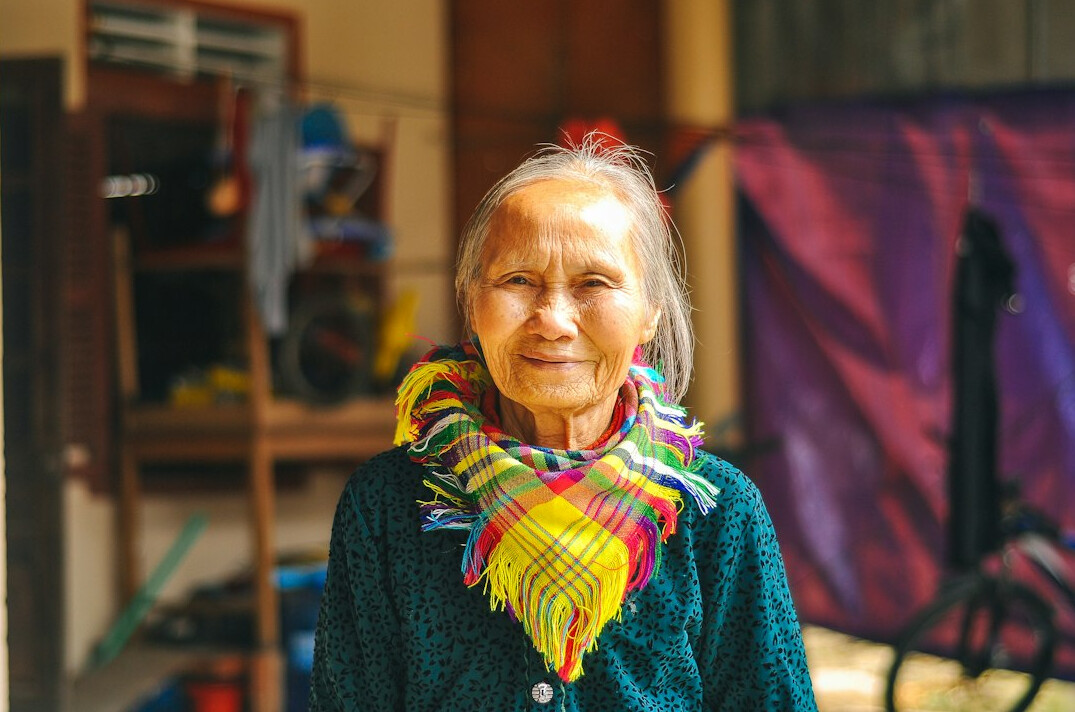 elderly woman portrait