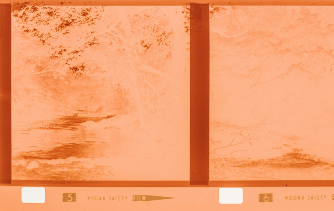 Archive of old photographs and film negatives