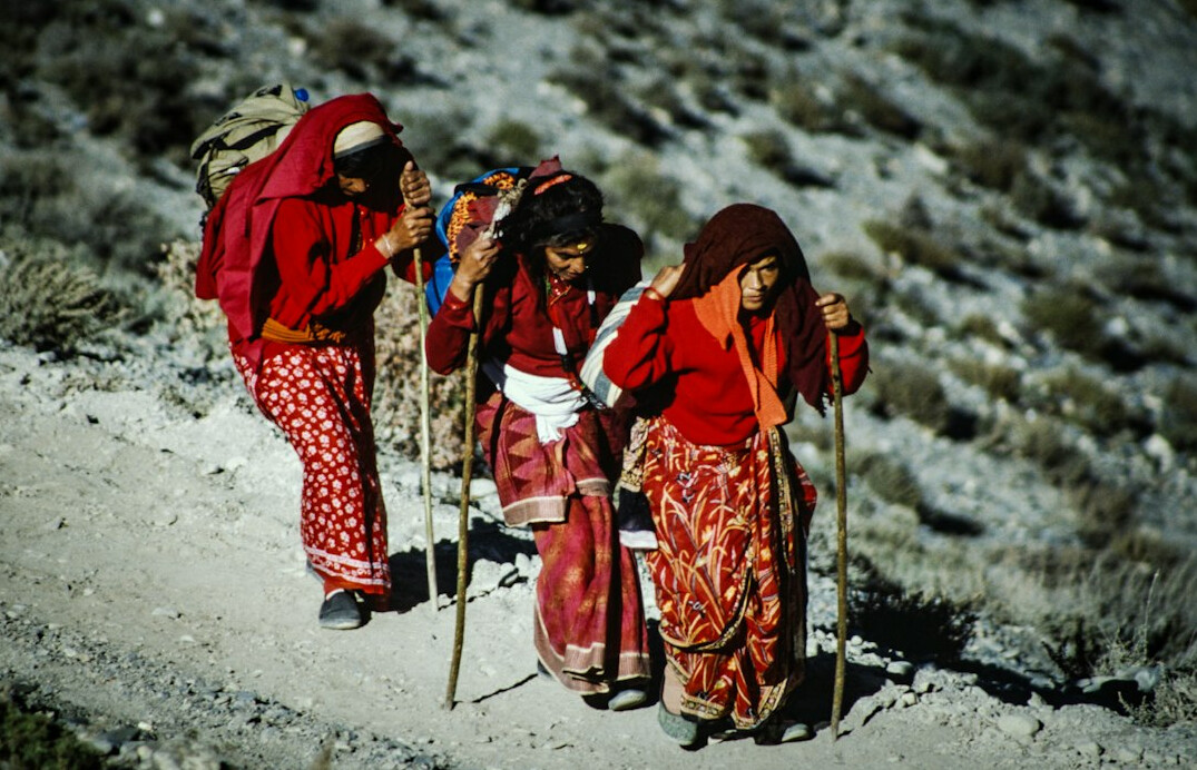 documentary photographer with locals