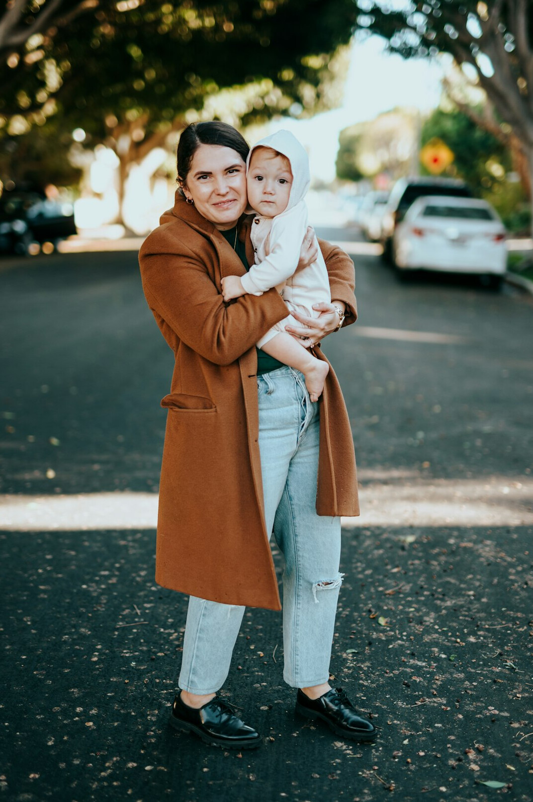young mother with child